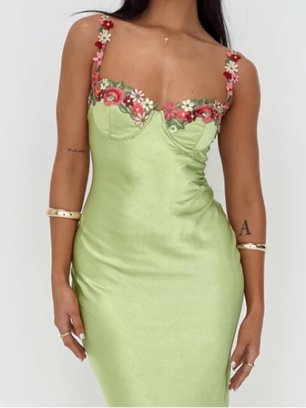 Princess Polly Kenzie Maxi Dress Green